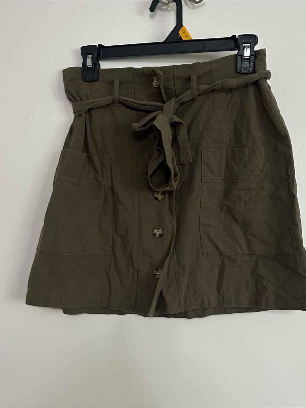 Olive Green Hesperus Mini Skirt